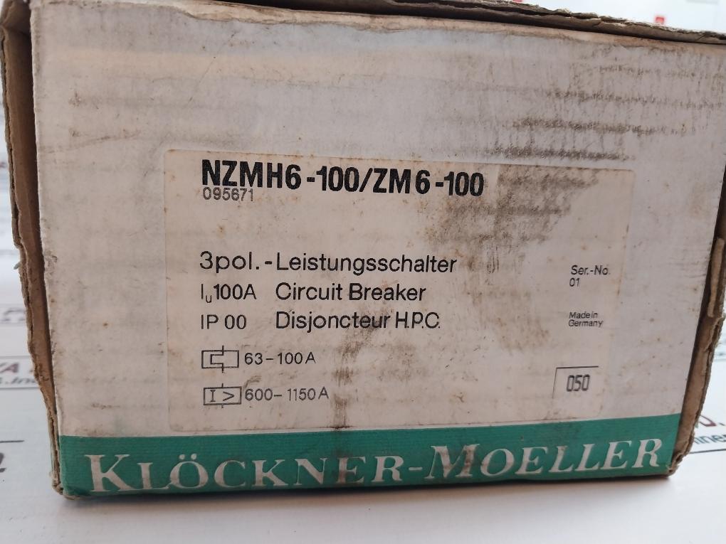 Klockner-moeller Zm 6 – 100 Circuit Breaker