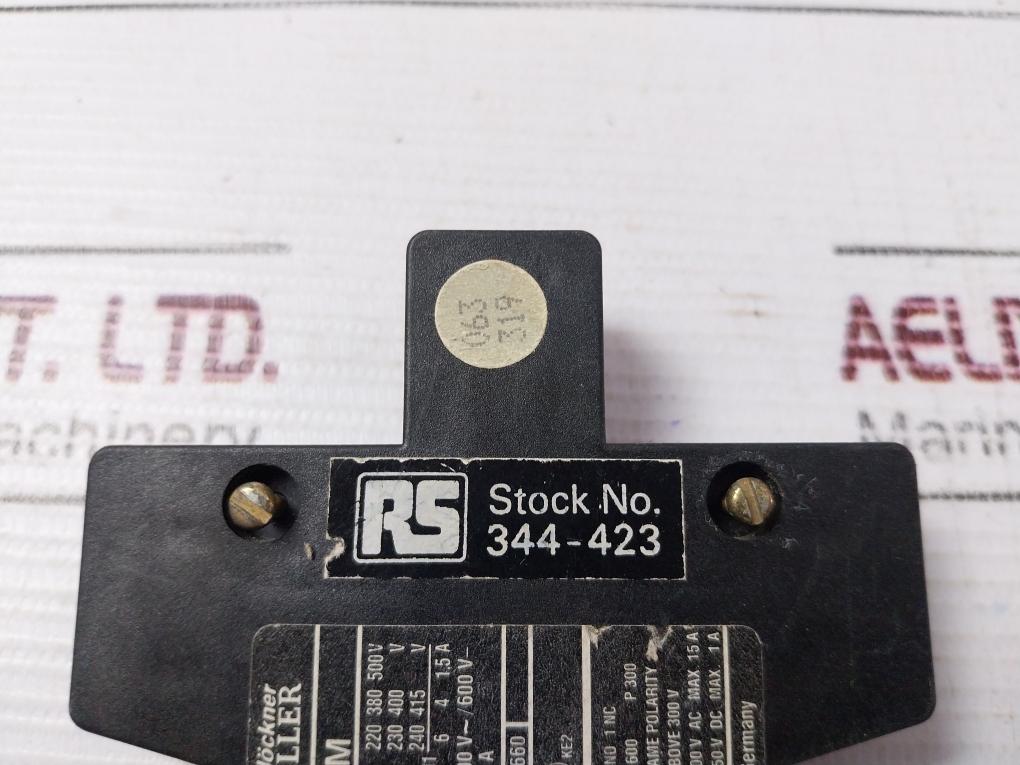 Klockner Moeller 11S Dil M Auxiliary Contactor 344-423
