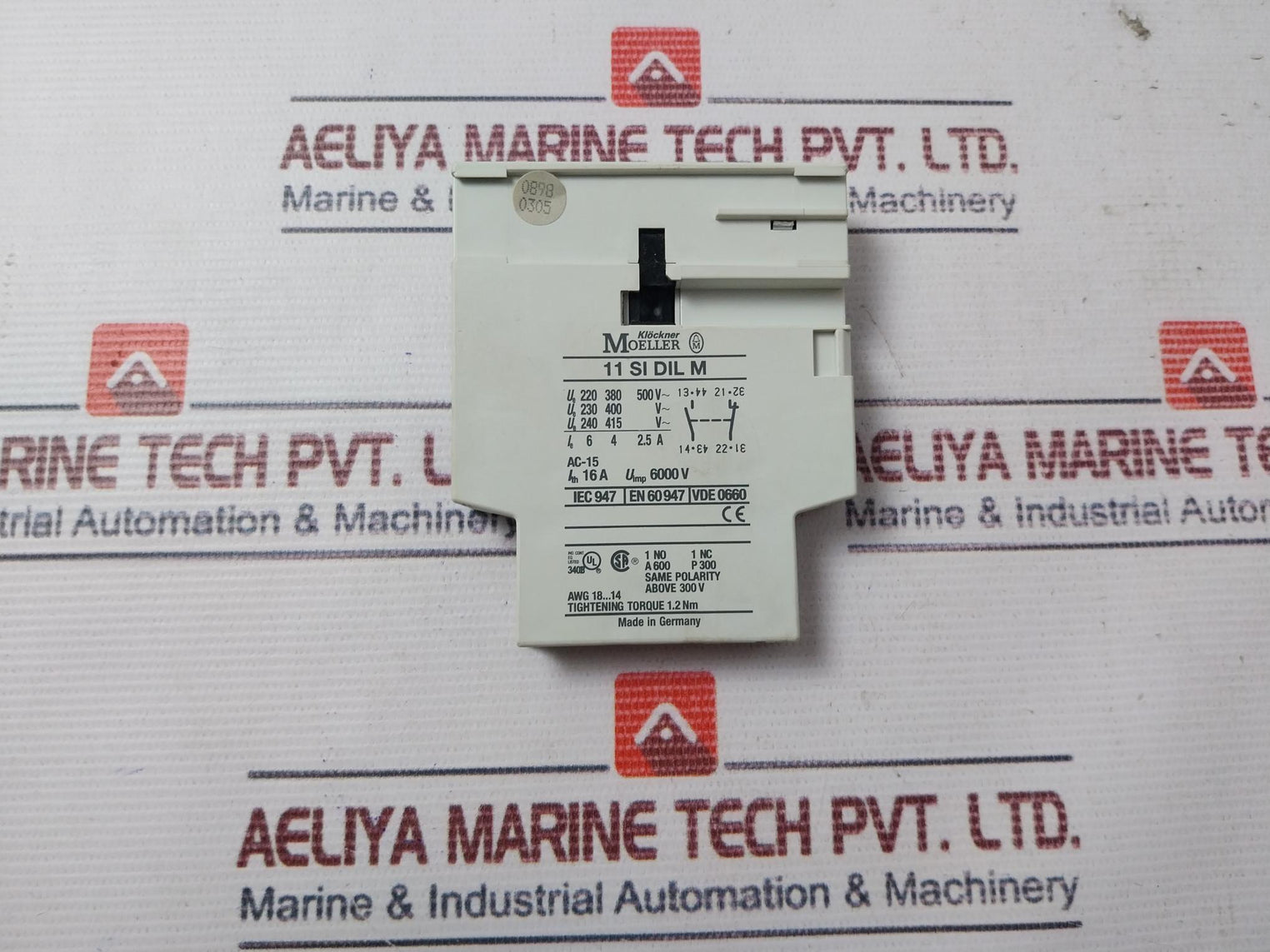 Klockner Moeller 11 Si Dil M Auxiliary Contact Block