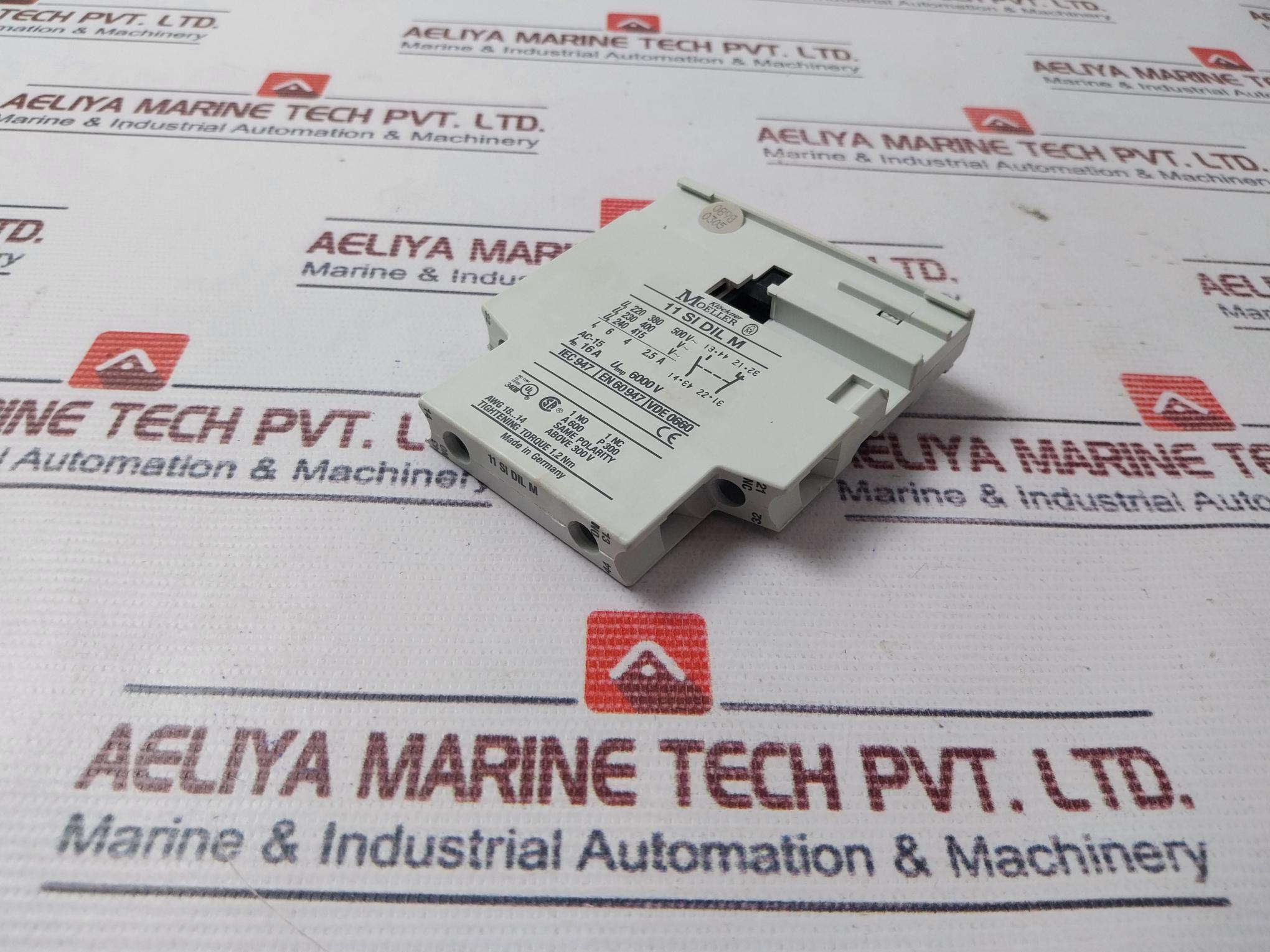 Klockner Moeller 11 Si Dil M Auxiliary Contact Block