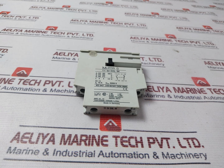 Klockner Moeller 11 Si Dil M Auxiliary Contact Block