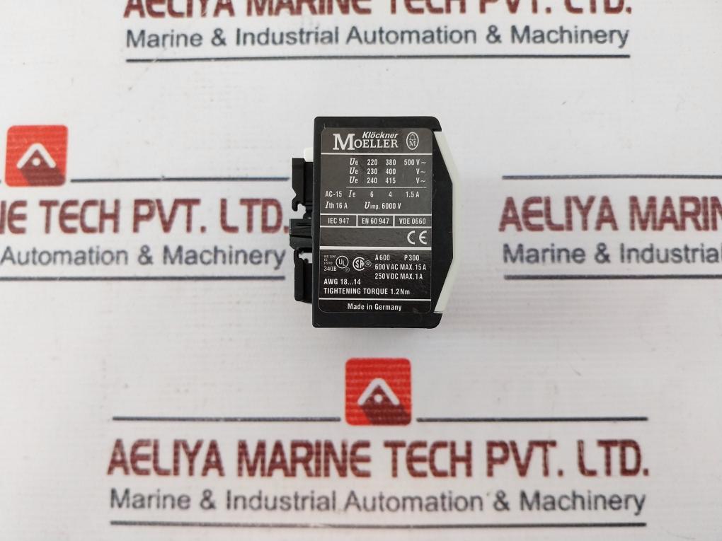 Klockner Moeller 22 Dil M Ac-15 Contact Block
