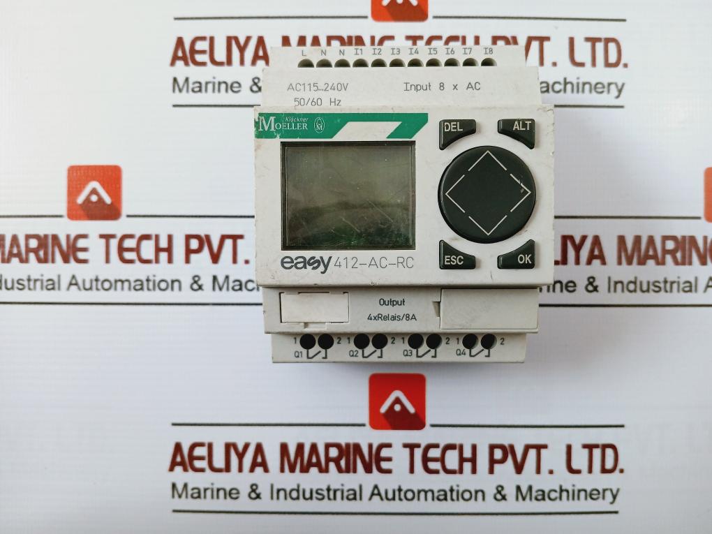 Klockner Moeller 412-ac-rc Programmable Mini Plc Ac 115–240V 50/60 Hz Awg 28-14