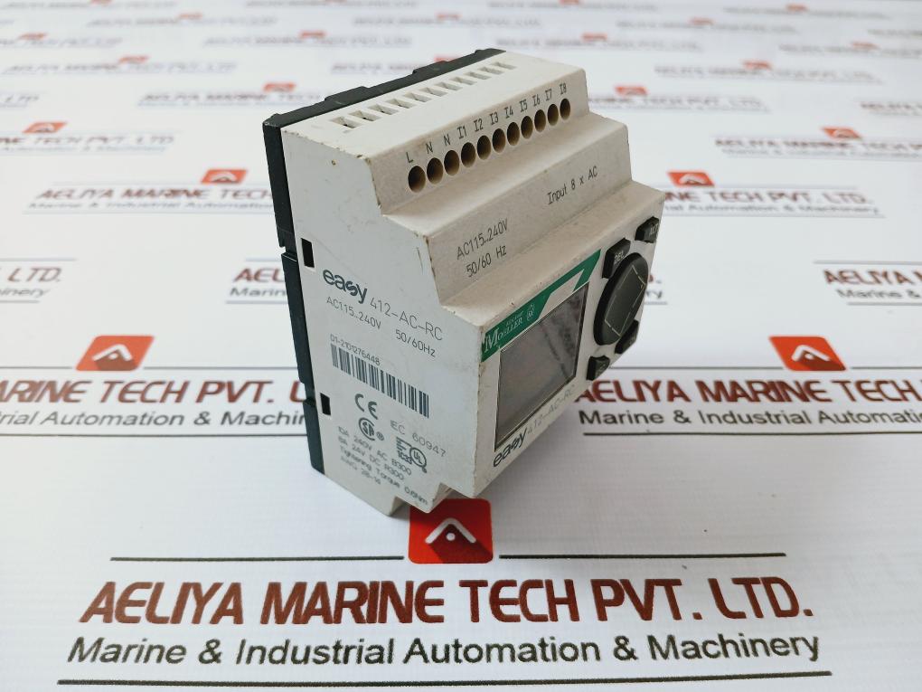 Klockner Moeller 412-ac-rc Programmable Mini Plc Ac 115–240V 50/60 Hz Awg 28-14