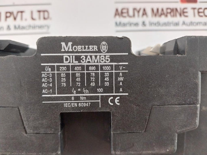 Klockner Moeller DIL3AM85 Contactor 220V 60Hz