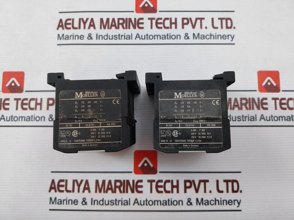Klockner Moeller Dil Er-22-g Contactor 24V 10A