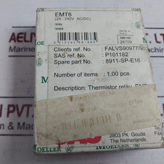 Klockner Moeller Emt6 Thermistor Overload Relay Ac24-240V 50/60Hz