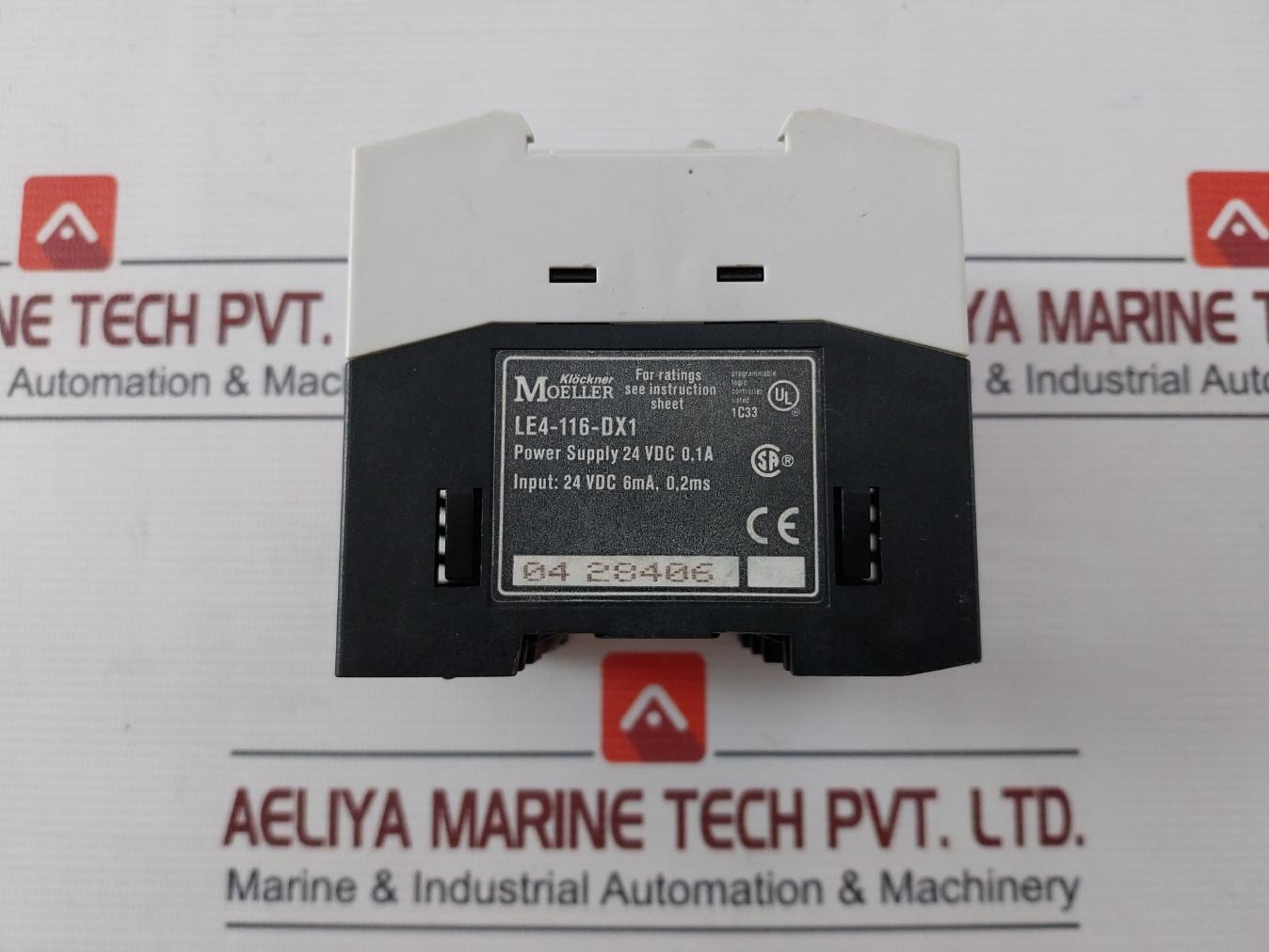 Klockner Moeller Le4-116-dx1 Plc Digital Expansion Input Module 24Vdc 6Ma 0.2Ms