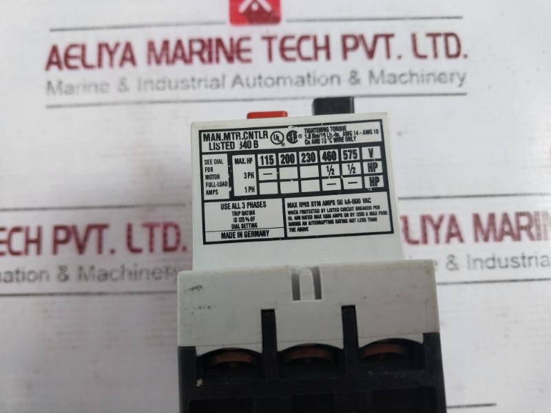 Klockner Moeller PKZM 1-0,24 Thermal Magnetic Circuit Breaker 50/60HZ