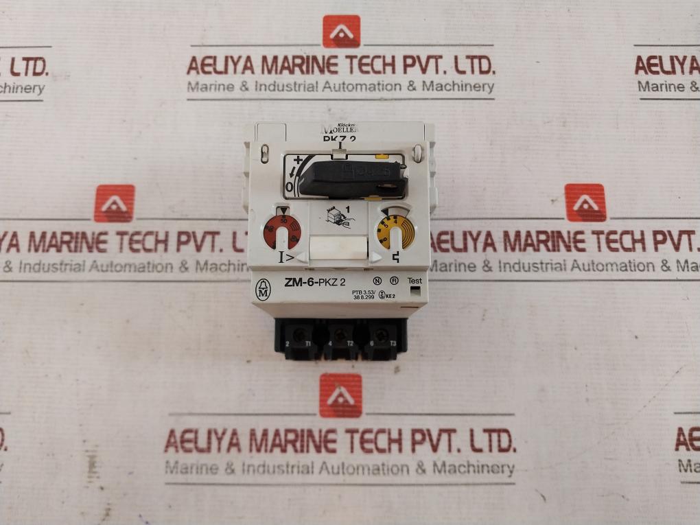 Klockner Moeller PKZ 2 Manual Motor Protector With Base 50/60HZ 42KA-600V AC