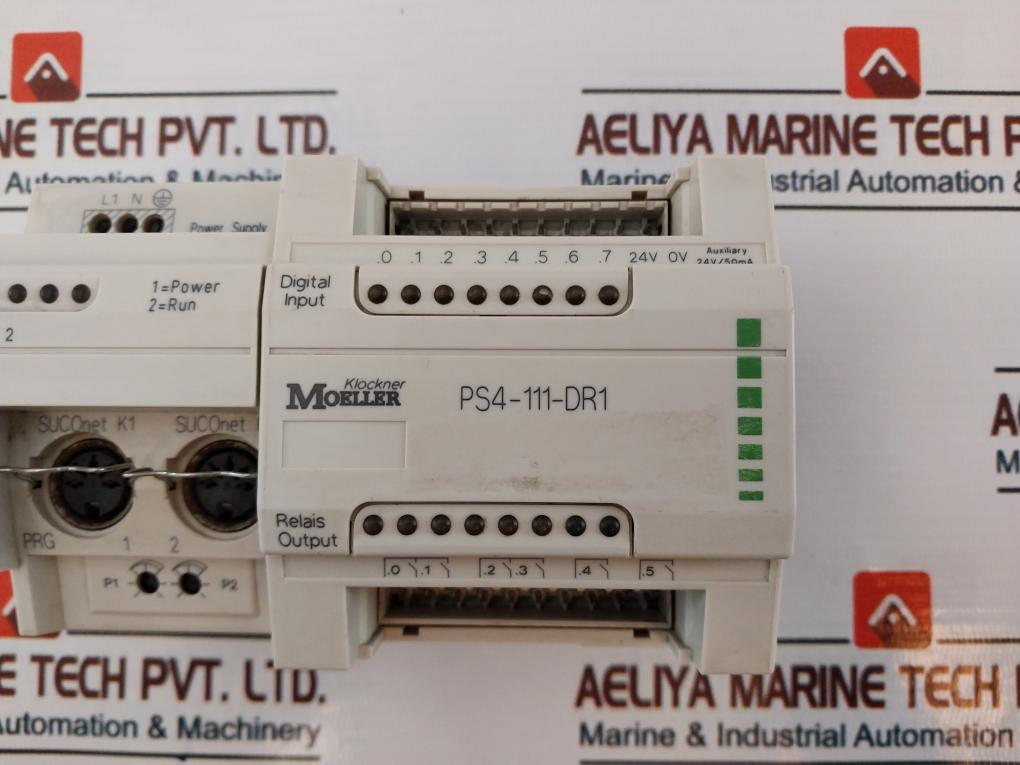 Klockner Moeller Ps4-111-dr1 Compact Plc Unit 115-230 Vac