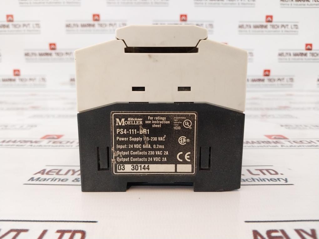 Klockner Moeller Ps4-111-dr1 Compact Plc Unit 115-230 Vac