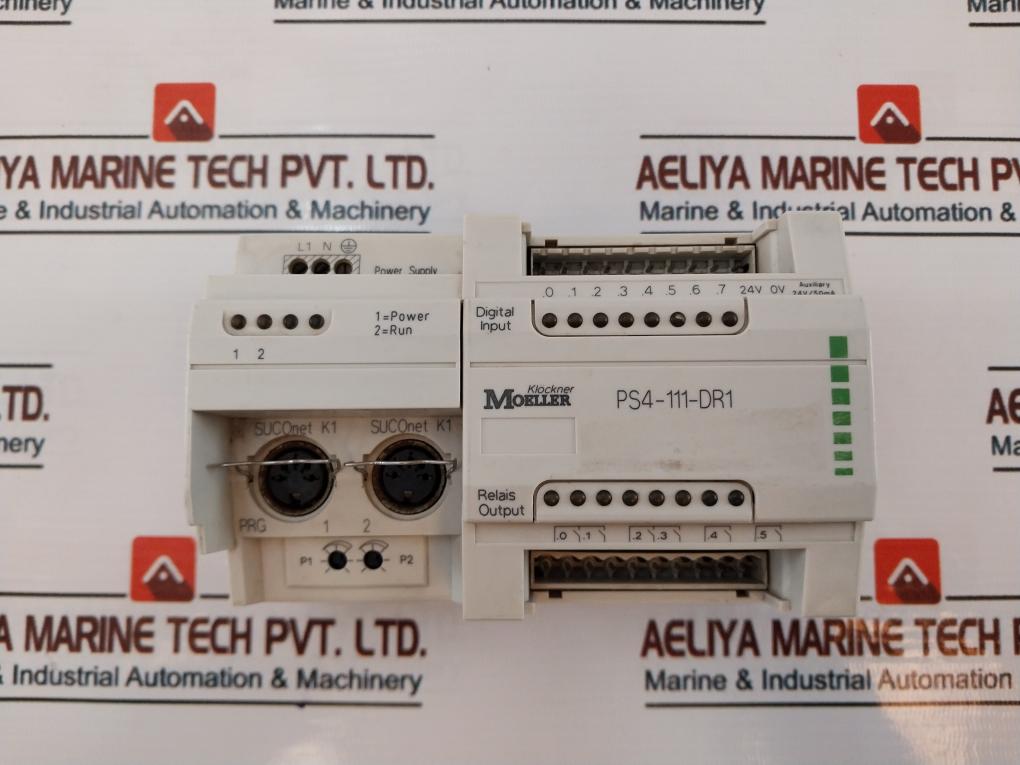 Klockner Moeller PS4-111-DR1 Compact PLC Unit 115-230 VAC