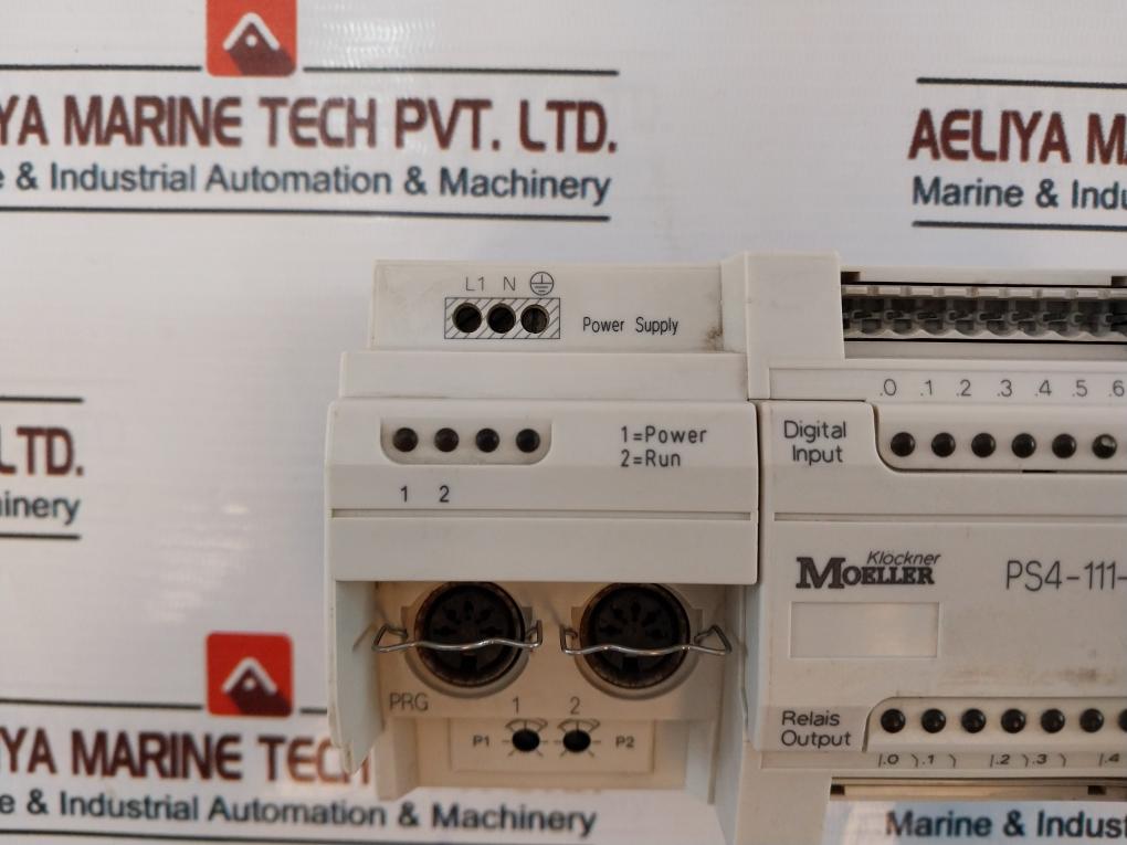 Klockner Moeller Ps4-111-dr1 Compact Plc Unit 115-230 Vac