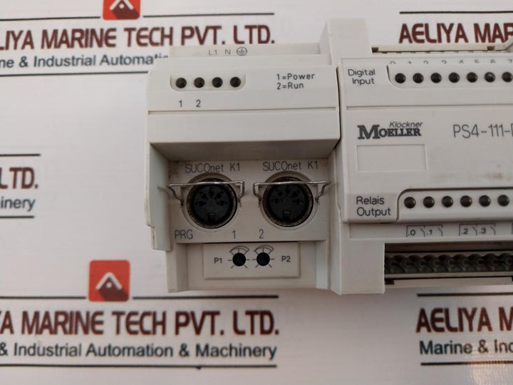 Klockner Moeller Ps4-111-dr1 Compact Plc Unit 115-230 Vac
