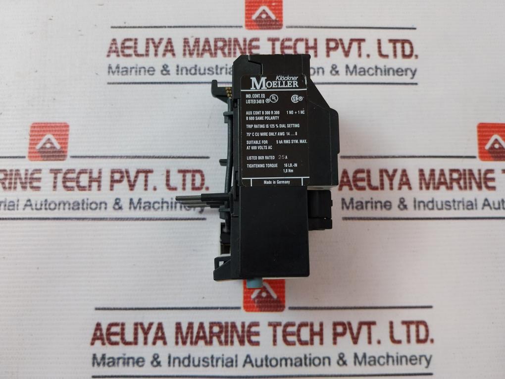 Klockner Moeller Z00-1,6 Motor Overload Relay 250A 690V