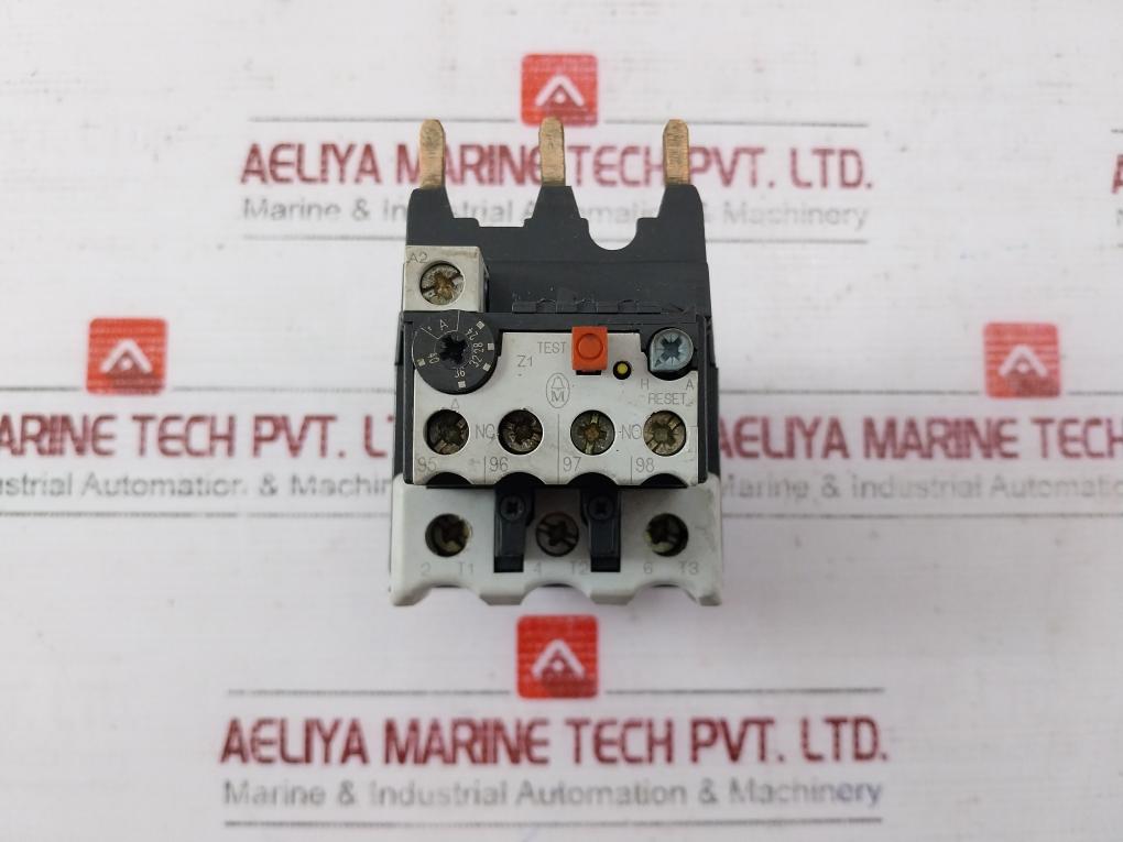 Klockner Moeller Z1-40 Thermal Overload Relay At 600 Volts Ac
