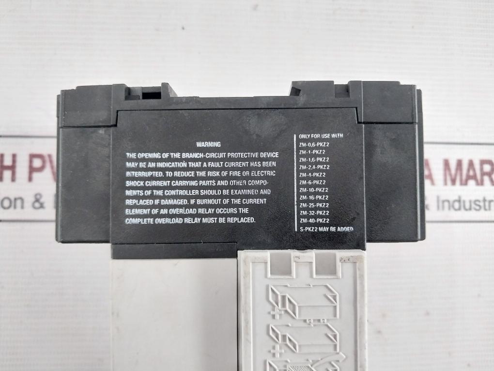 Klockner Moeller Zm-10-pkz 2 Manual Motor Protector 690V 0.6–40A 50/60 Hz