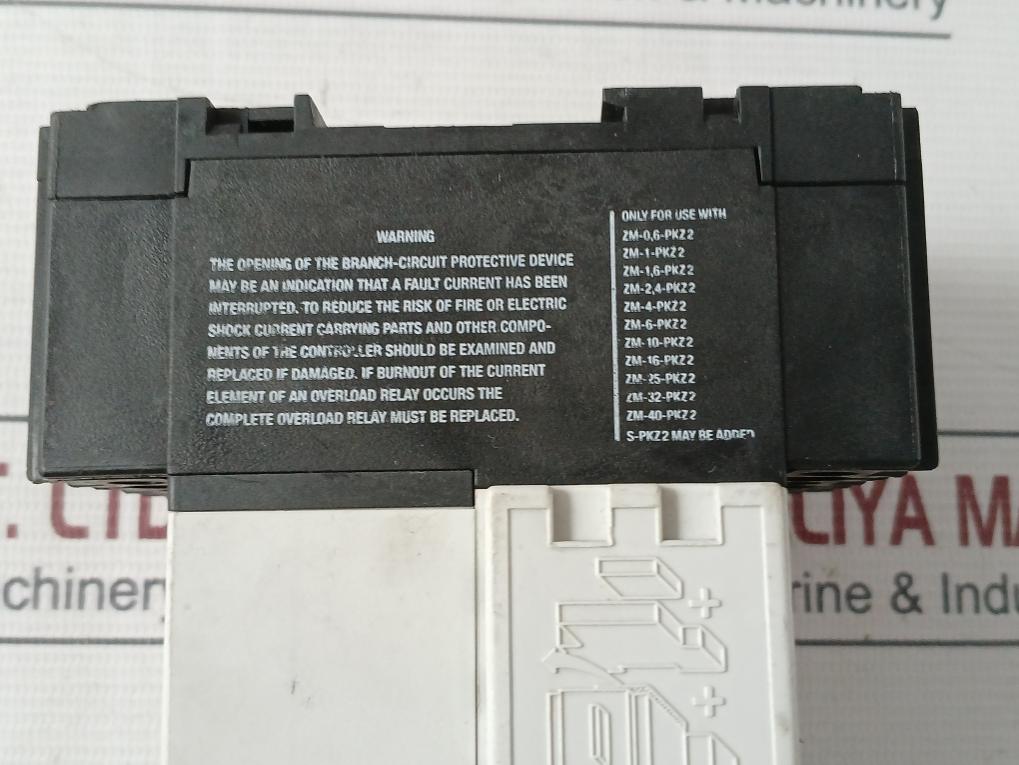 Klockner Moeller Zm-16-pkz 2 Manual Motor Protector