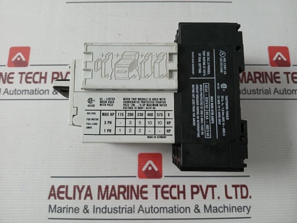 Klockner Moeller Zm-16-pkz 2 Manual Motor Protector
