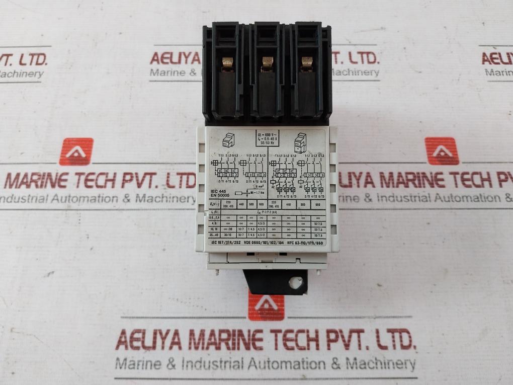 Klockner Moeller Zm-16-pkz2 Manual Motor Starter 690V 600Y / 347V Ac