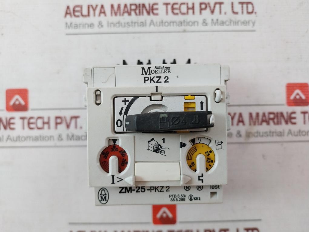 Klockner Moeller Zm-25-pkz2 Overload Trip Module 690V 0.6-40A 50/60 Hz