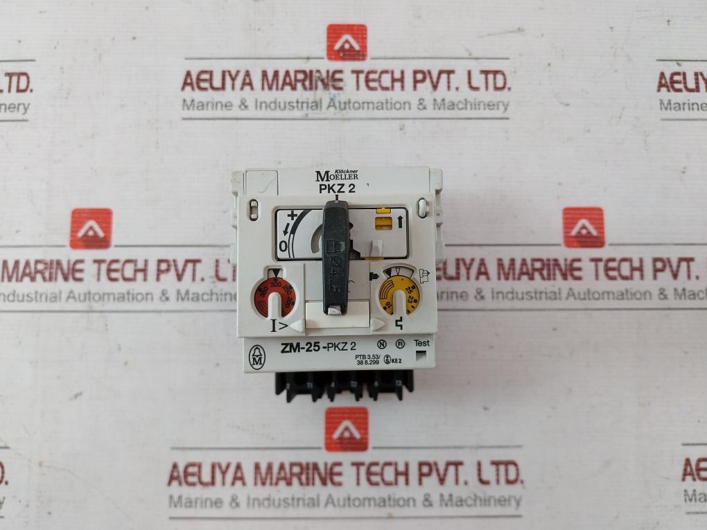 Klockner Moeller Zm-25-pkz2 Overload Trip Module 690V 0.6-40A 50/60 Hz