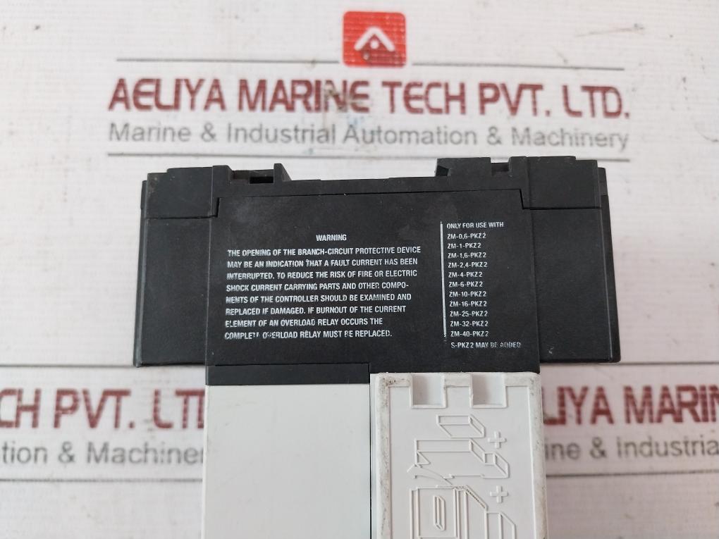 Klockner Moeller Zm-25-pkz2 Overload Trip Module 690V 0.6-40A 50/60 Hz