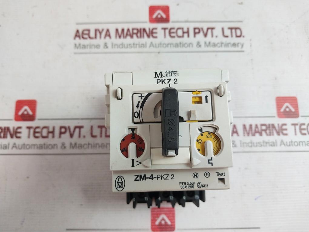 Klockner Moeller Zm-4-pkz2 Manual Motor Protector 690V 0.6-40A 50/60Hz