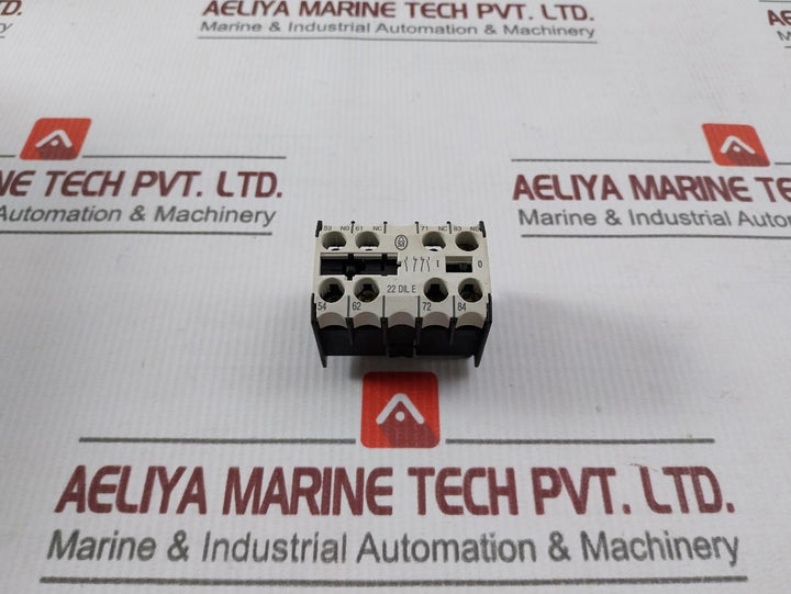 Klockner Moeller 22 Dile Auxiliary Contact Module 10A/1.2 Nm
