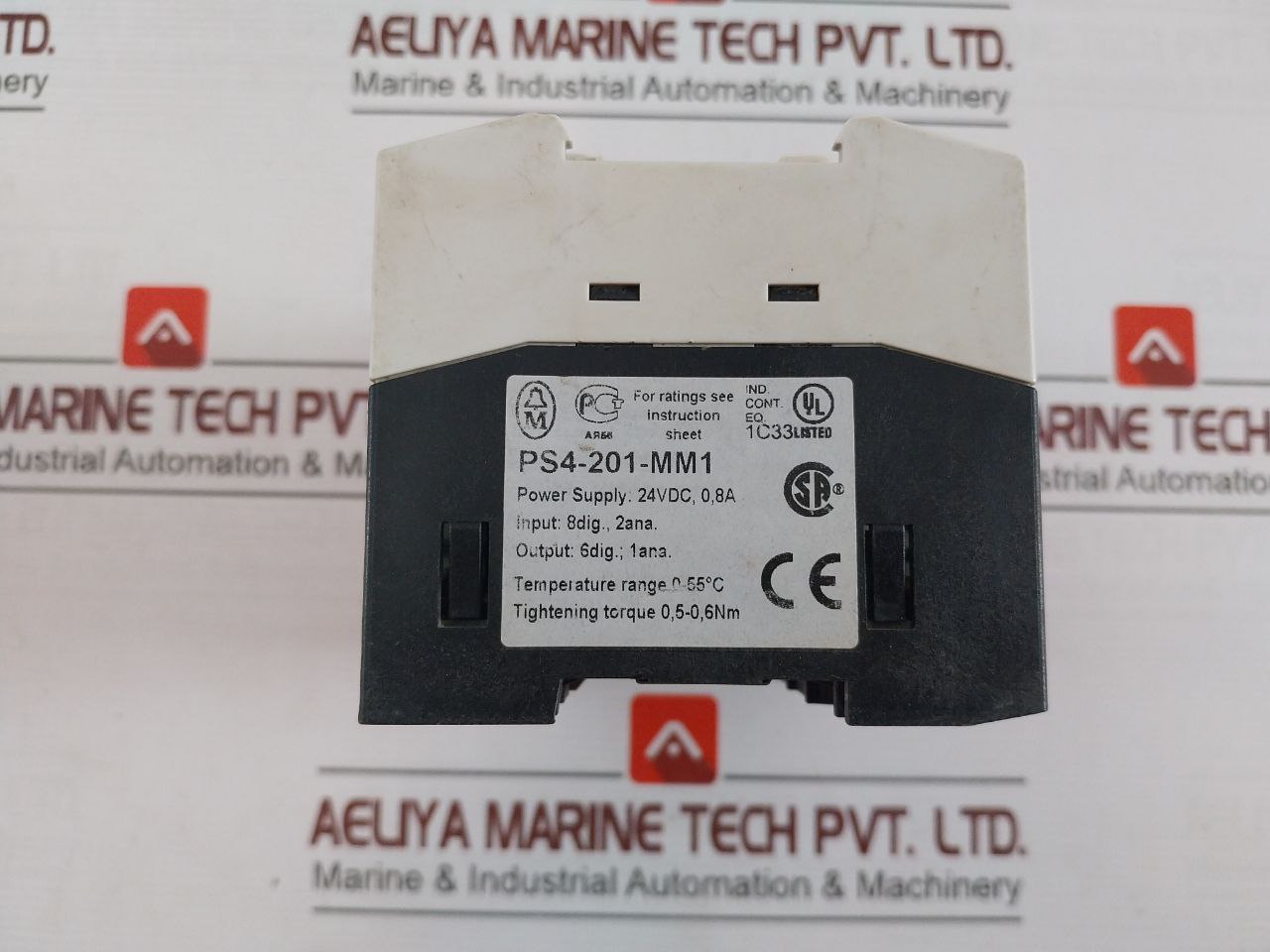 Klockner Moeller Ps4-201-mm1 Compact Programmable Logic Controller 24Vdc 0,8A