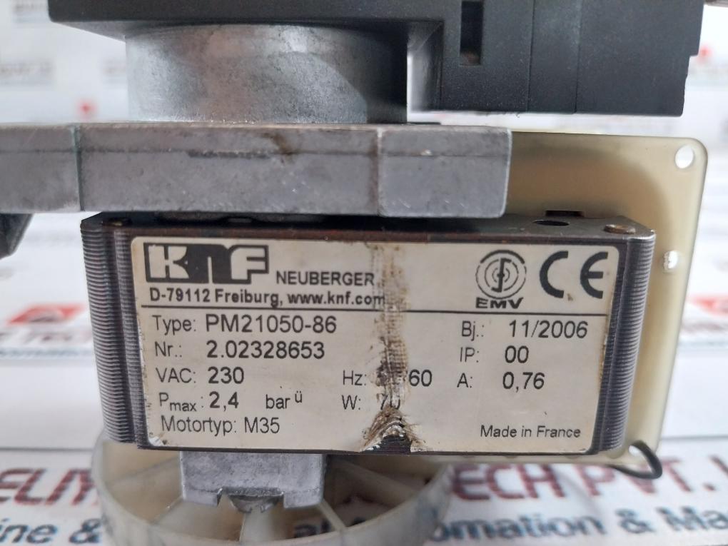 Knf Pm21050-86 Vacuum Pump 230 Vac 50/60Hz Ip00