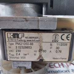 Knf Pm21050-86 Vacuum Pump 230 Vac 50/60Hz Ip00