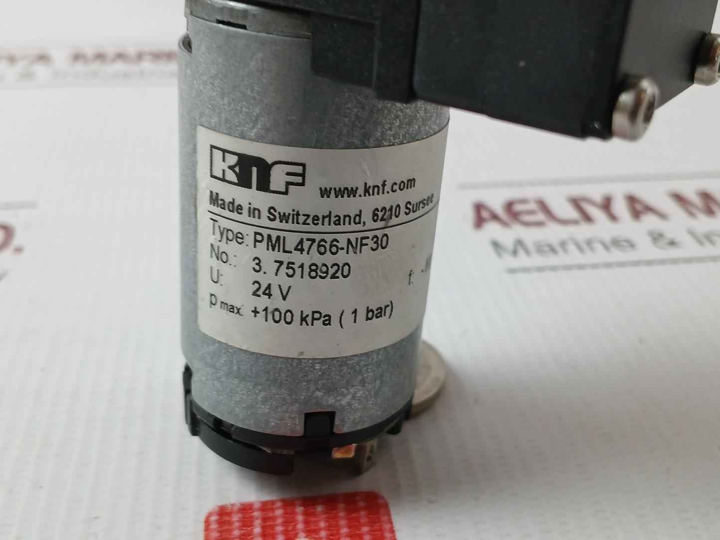 Knf Pml4766-nf30 Diaphragm Valve Liquid Pump 24v 0.68a 279000801