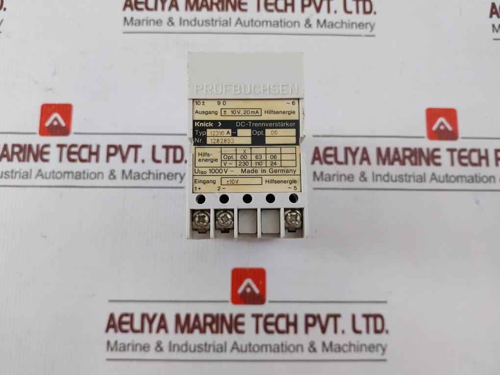 Knick 12310a Dc Isolation Amplifier 230v 10v 20ma