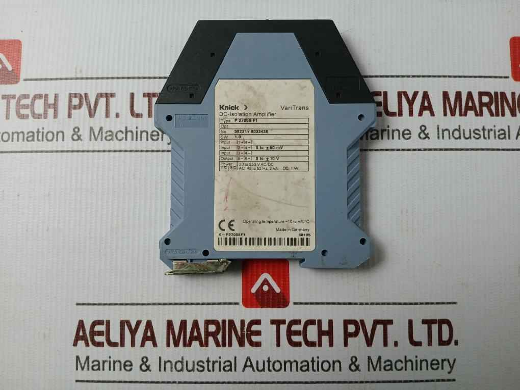 Knick P 27058 F1 Dc-isolation Amplifier 20 To 253 V Ac/Dc