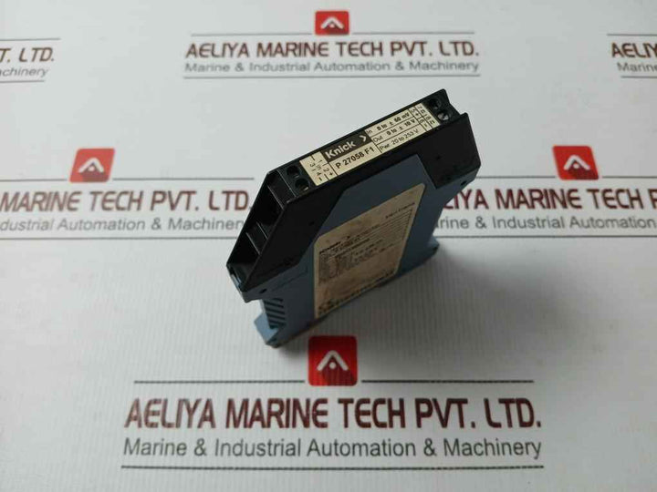 Knick P 27058 F1 Dc-isolation Amplifier 20 To 253 V Ac/Dc