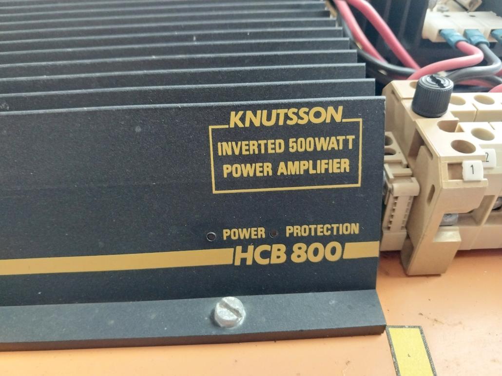 Knutsson Hcb 800 Inverted Power Amplifier 500 Watt