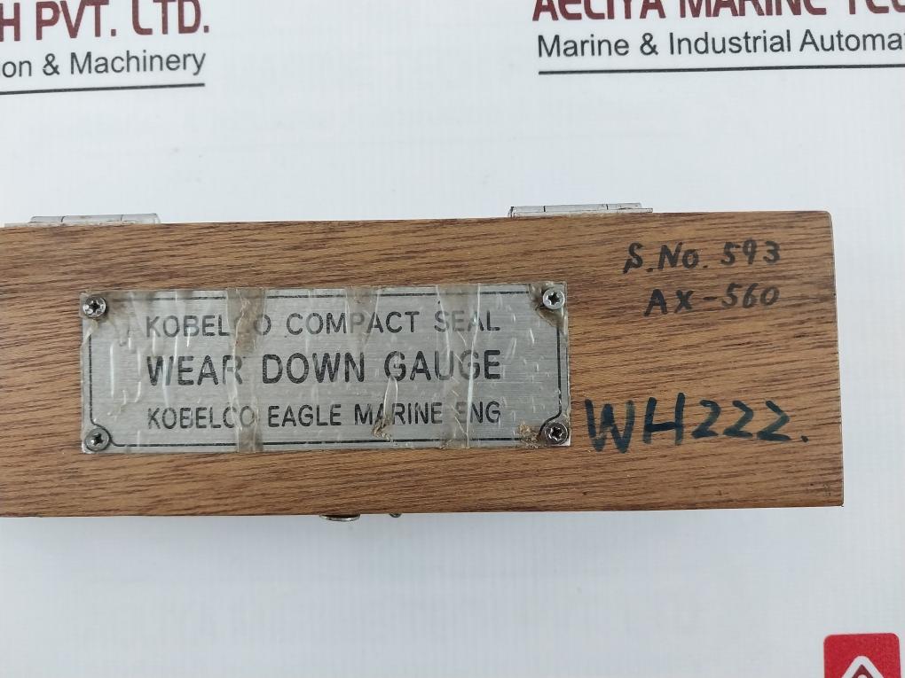 Kobelco Ax-560 Wear Down Gauge Compact Seal Wh222