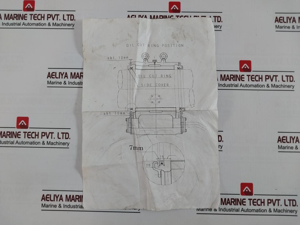 Kobelco Oil Cut Ring For Intermediate Shaft & Bearing 0Td-000-001 2 Meter