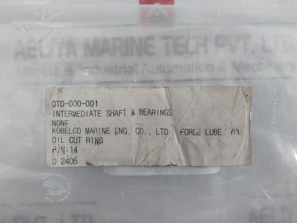 Kobelco Oil Cut Ring For Intermediate Shaft & Bearing 0Td-000-001 2 Meter