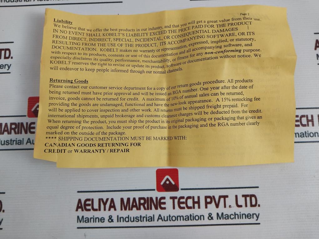 Kobelt 7005 Helm Pump 1500 Psi (103 Bar)