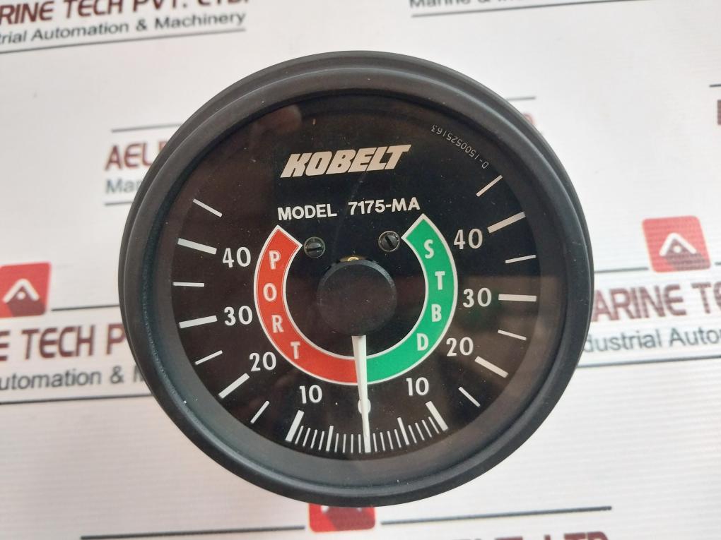 Kobelt 7175-ma Rudder Indicator 0-40 Stbd