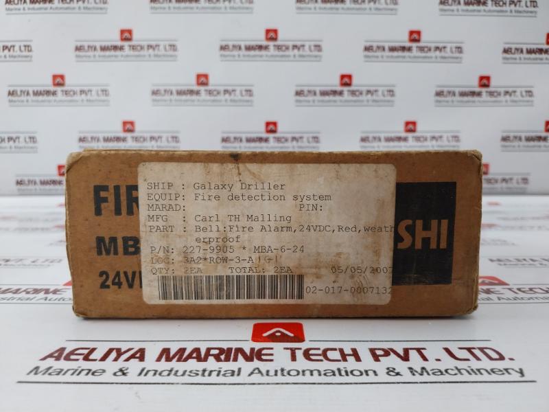 Kobishi Mba-6-24 Alarm Bell 24vdc 13.5ma