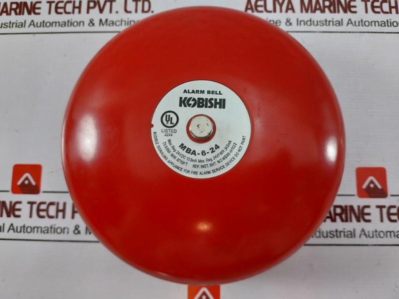 Kobishi Mba-6-24 Alarm Bell 24vdc 13.5ma