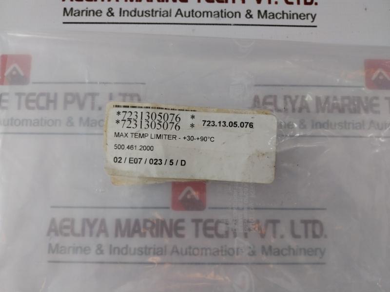 Koch TB-VI Max Temp Limiter, Din 3440, 16A/254V AC