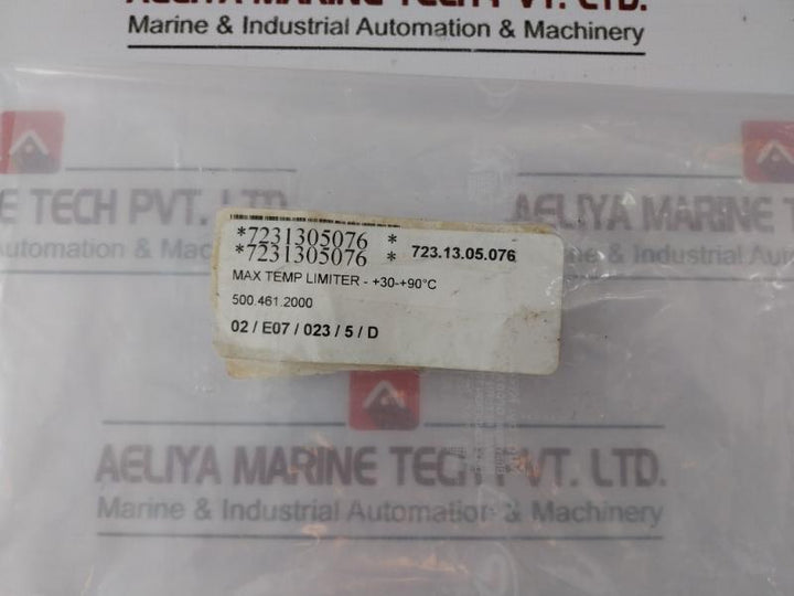 Koch TB-VI Max Temp Limiter, Din 3440, 16A/254V AC