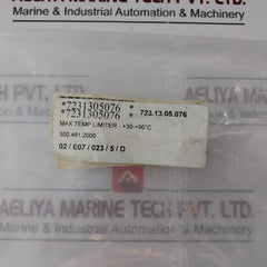 Koch TB-VI Max Temp Limiter, Din 3440, 16A/254V AC