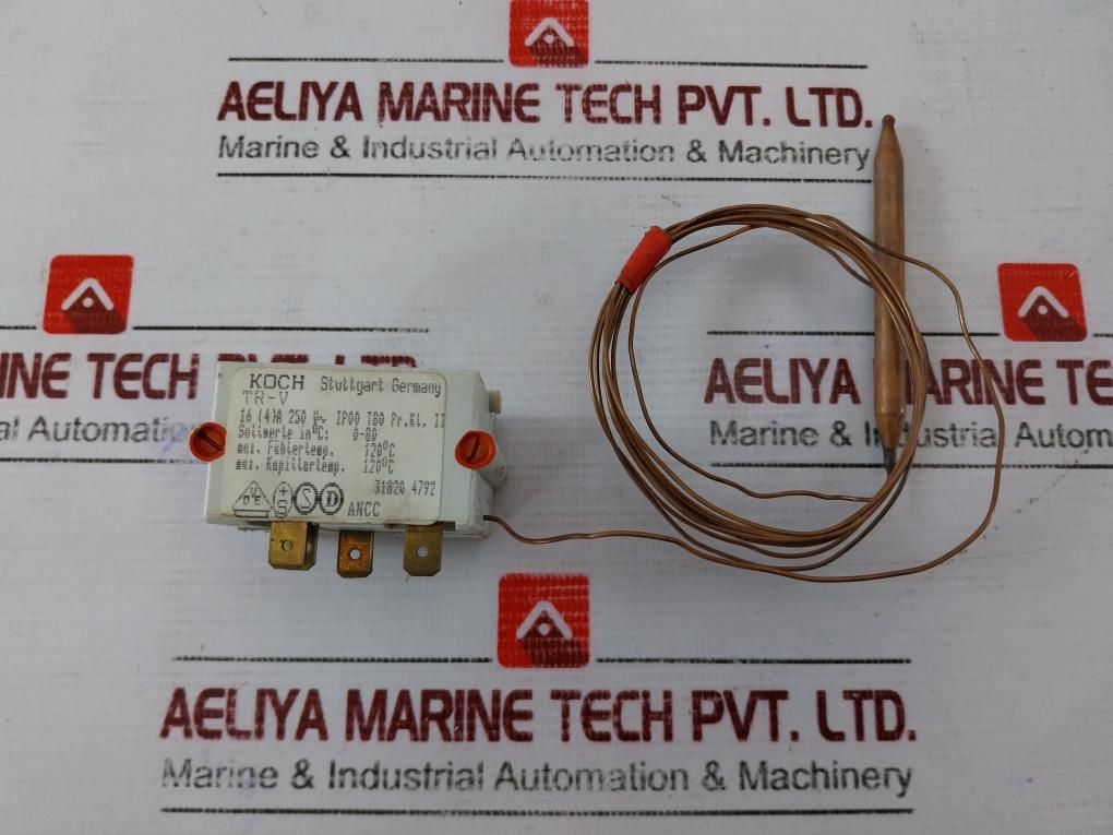 Koch Tr-v Thermostat 0-80°C 16(4)A/254V Ac ,10A/110V Dc