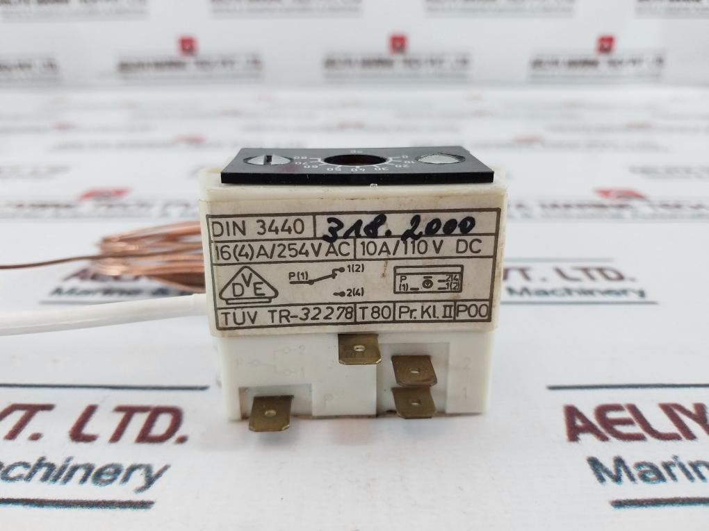 Koch Tr-vi Thermostat 0-80°c 16(4)a/250v Ac, 10a/110v Dc